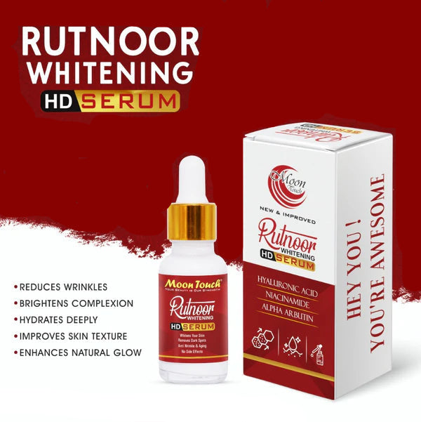 Best Selling Rutnoor Whitening Serum 20ml (Enhanced Glow & Brightened Complexion)