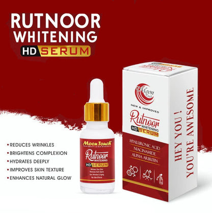 Best Selling Rutnoor Whitening Serum 20ml (Enhanced Glow & Brightened Complexion)