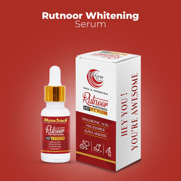 Best Selling Rutnoor Whitening Serum 20ml (Enhanced Glow & Brightened Complexion)