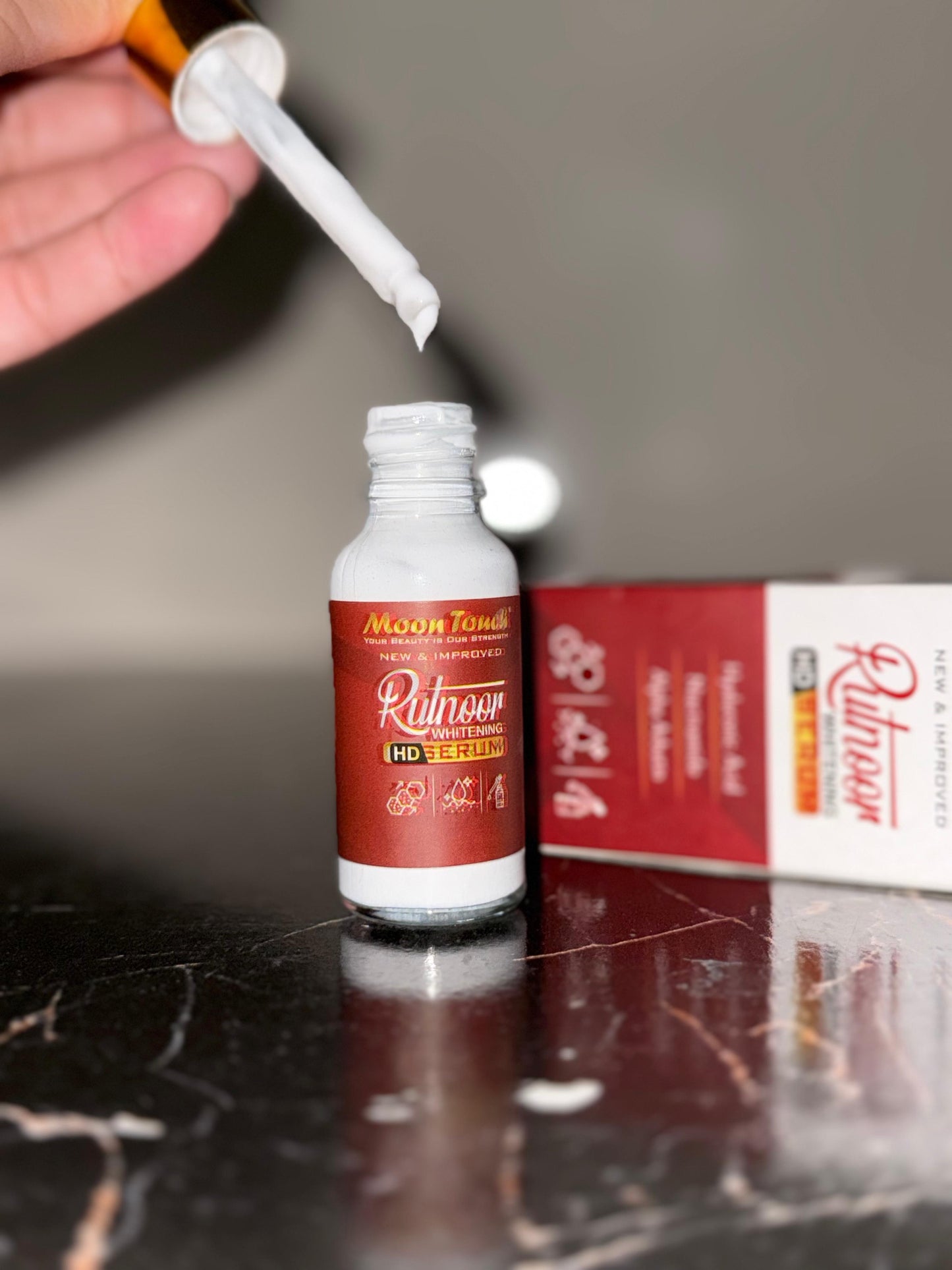 Best Selling Rutnoor Whitening Serum 20ml (Enhanced Glow & Brightened Complexion)